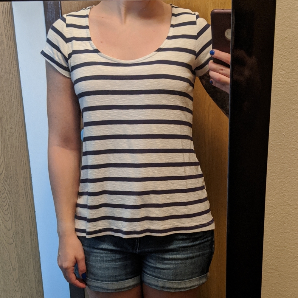 Cynthia Rowley Scoop Neck Shirt